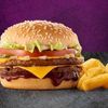  Phanda King Steer Burger Meal Combo with Large Chips & Buddy