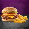 Mjojo™ Cheese Burger Meal Combo with Medium Chips & Buddy