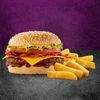 Bacon & Cheese Burger Meal Bacon & Cheese Burger Meal