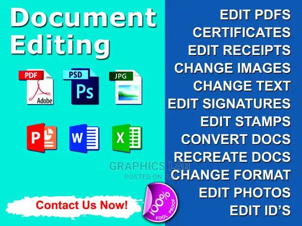 Document Editing Services