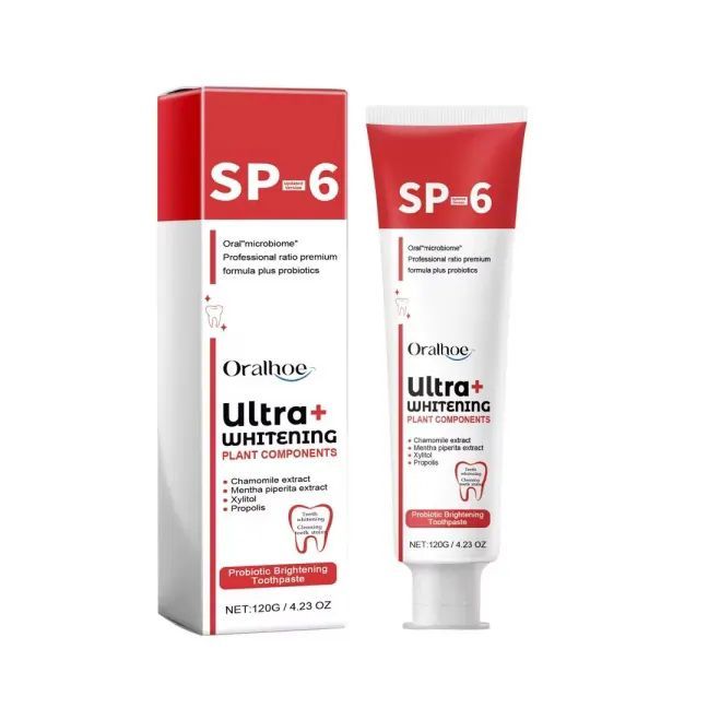 Probiotic Toothpaste SP-6 Brightening Whitening Toothpaste Protect Gums Fresh Breath Mouth Teeth Cleaning Health Tooth Care