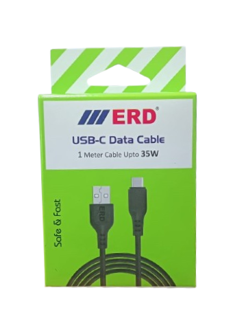 ERD UC-60 (1 Meter Type-C Cable Black Color)