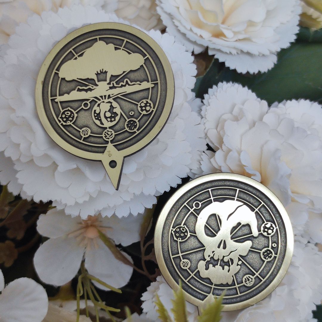 One Piece Fanart Enamel Pin - Mapping