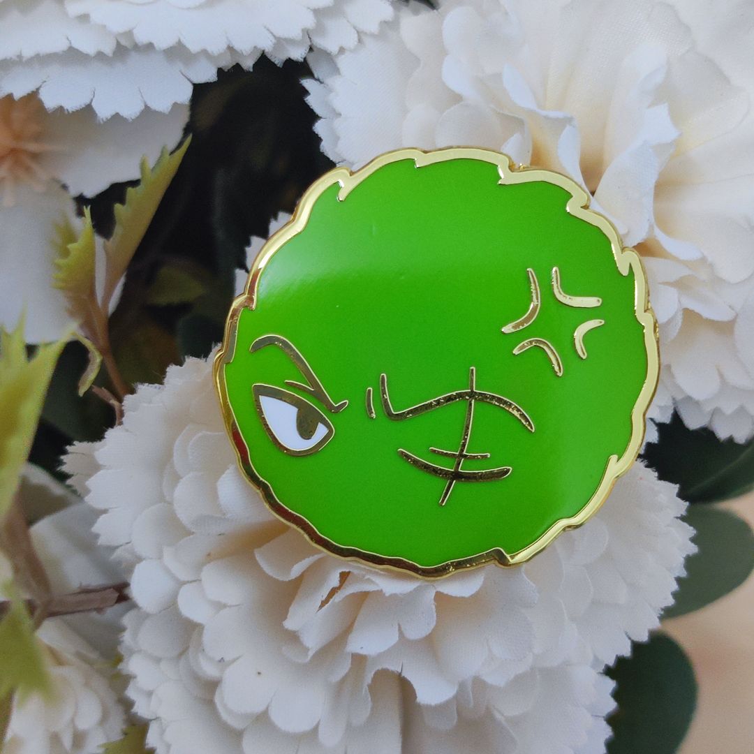 One Piece Fanart Enamel Pin - Marimo