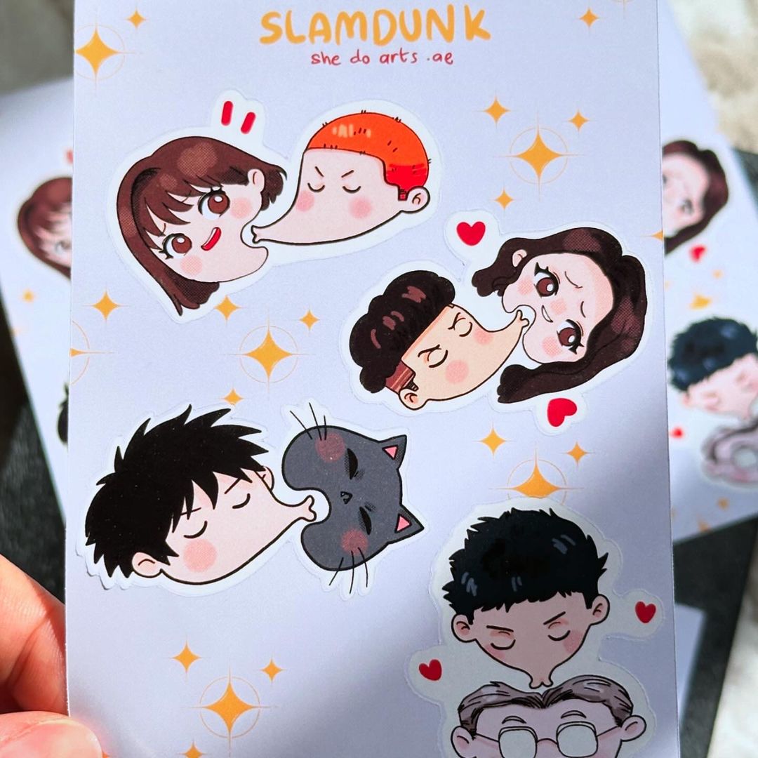 Slam dunk sticker sheet 01