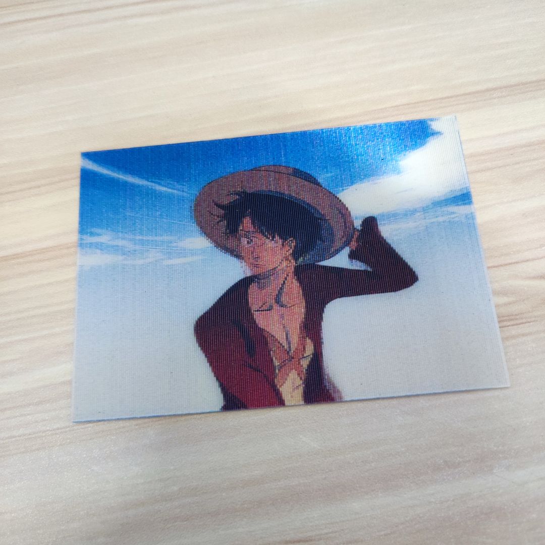 One Piece Fanart Lenticular Card - Luffy