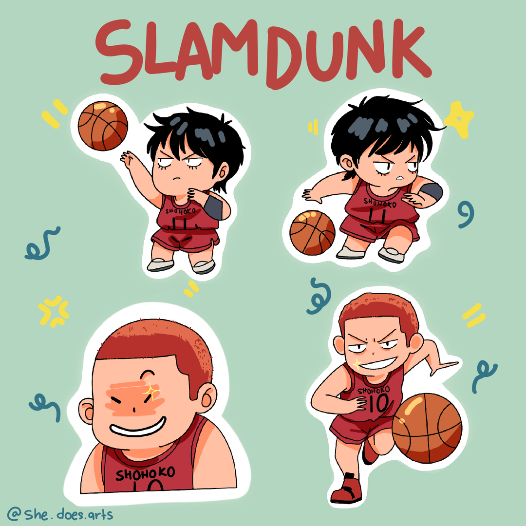 2x Slam dunk sheets stickers 03