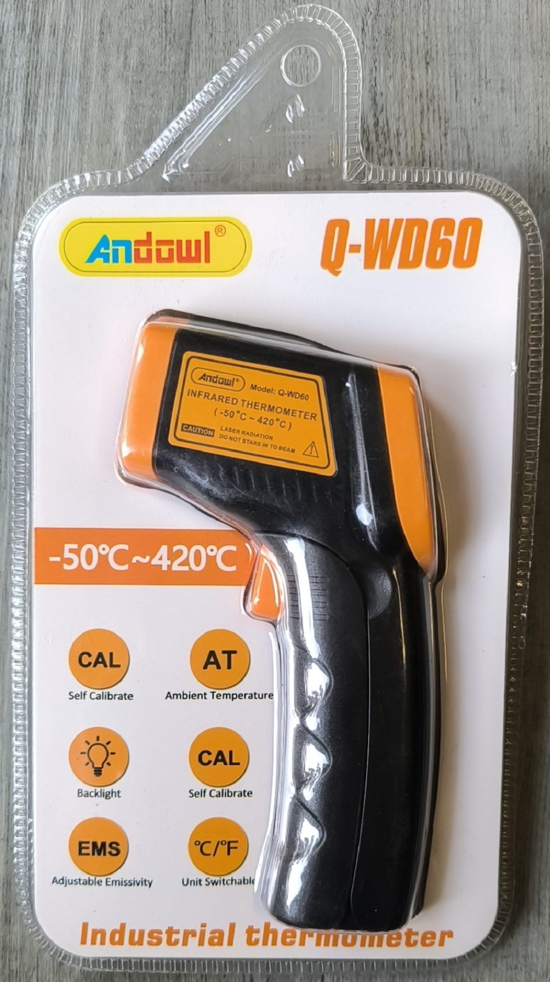 Andowl Q-WD60 Non-Contact Infrared Thermometer – Accurate Temperature Measurement without Contact