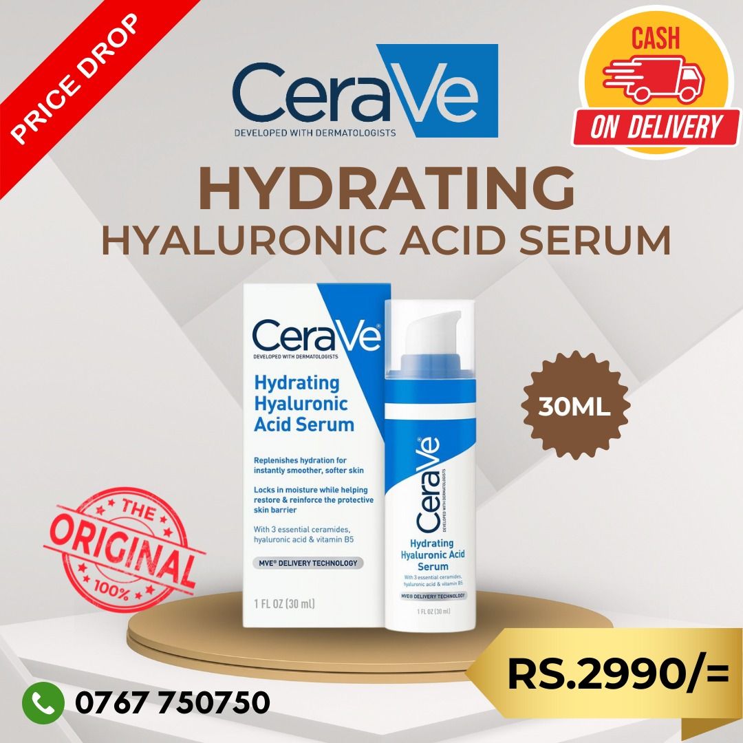 Cerave Hydrating Hyaluronic Acid Serum - 30ml