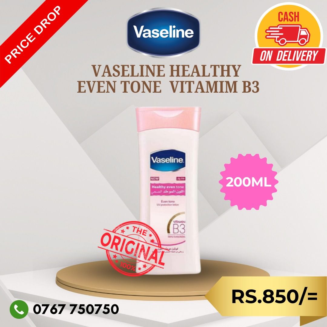 Vaseline Healthy Evev Tone Vitamin B3 - 200ml