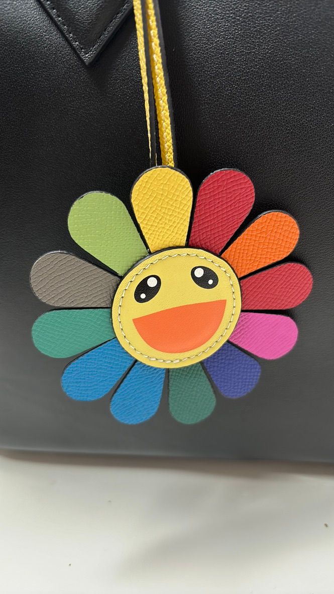 Rainbow Sunflower Charm 