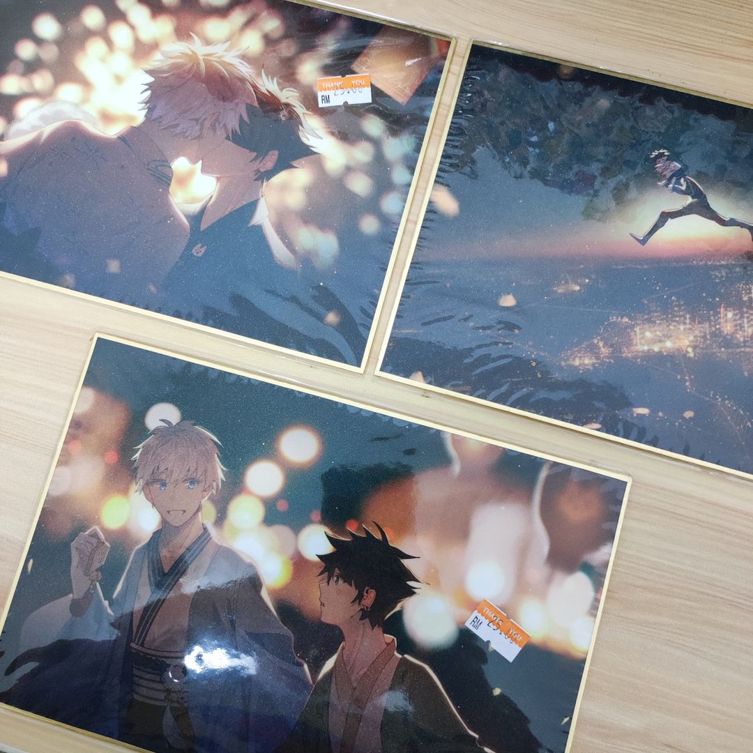 Jujutsu Kaisen Fanart Shikishi - Gojo x Megumi