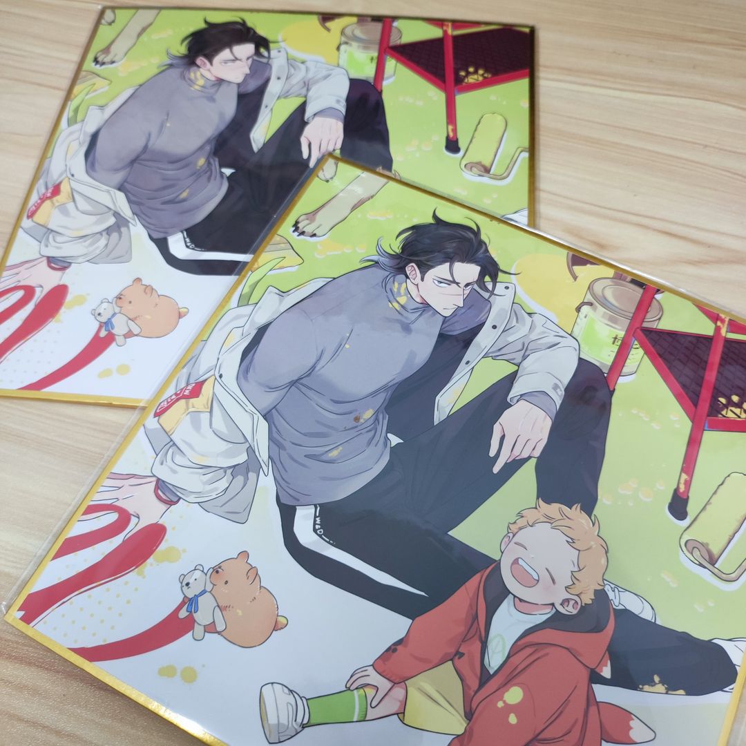 The Wolf Who Picked Up Official Shikishi