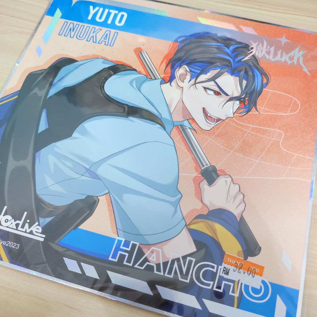 Paradox Live Official Big Shikishi - Gaku Luck