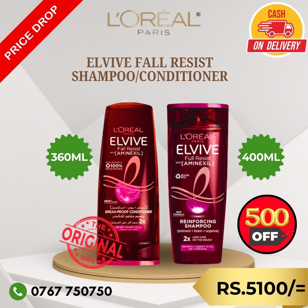 Loreal Elvive Fall Resist Shampoo & Conditioner 