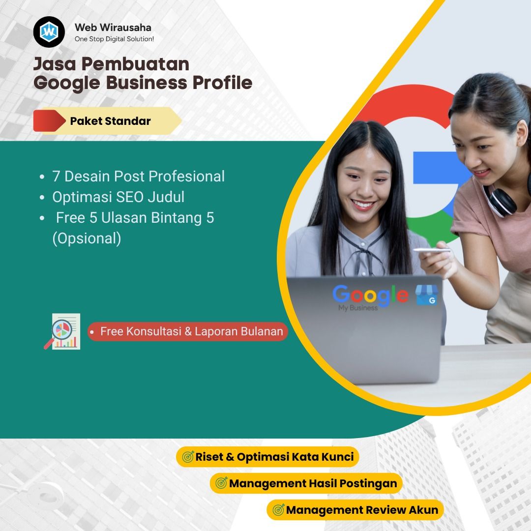 Jasa Pembuatan Google Map & Optimasi Business Profile Standar