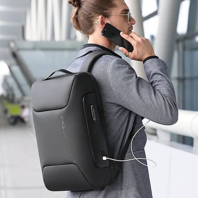 Sac à dos de voyage pour hommes, vente en gros, usb business, anti-vol, étanche, pour ordinateur portable