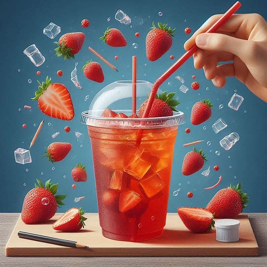 Strawberry Lemon sweet tea 