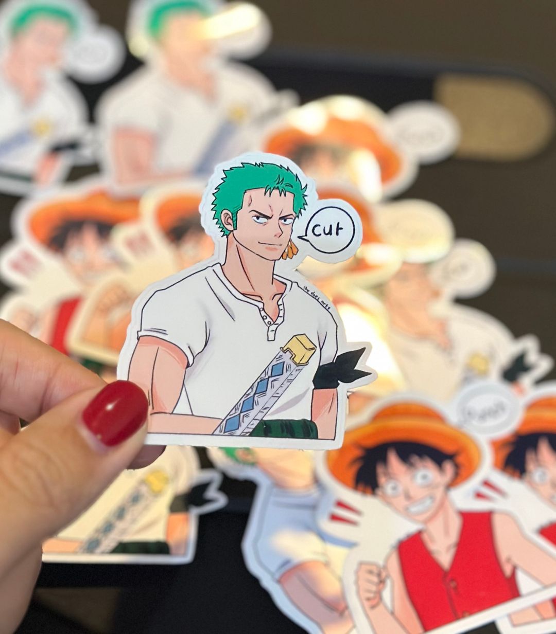 Zoro glossy sticker 