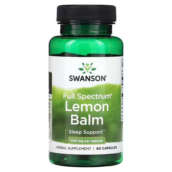 Full Spectrum Lemon Balm, 500 mg