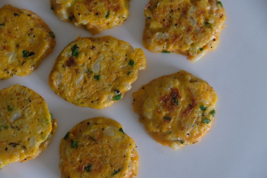 Cauliflower Carrot Fritters