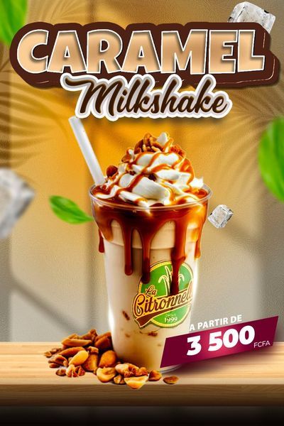 Milkshake caramel