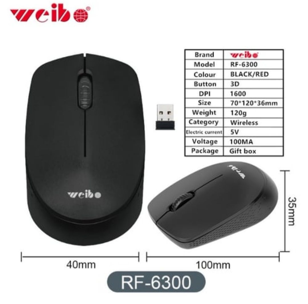 USB mouse Weibo Business Office Home 2.4G Wireless Mouse Comfortable Mouse Durable