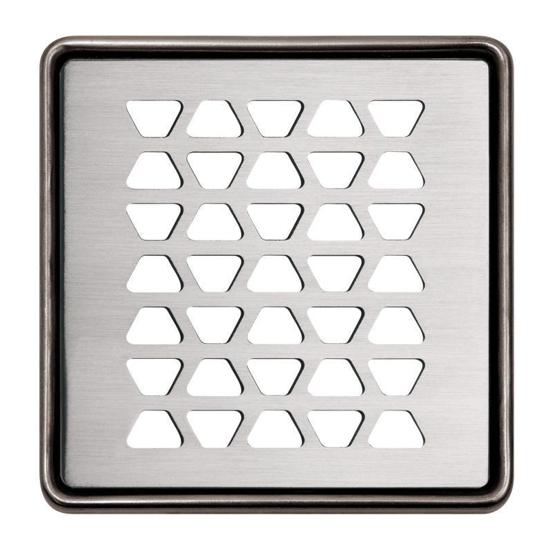 Kerdi Drain Brushed Stainless Steel Design 2 (10 x 10)