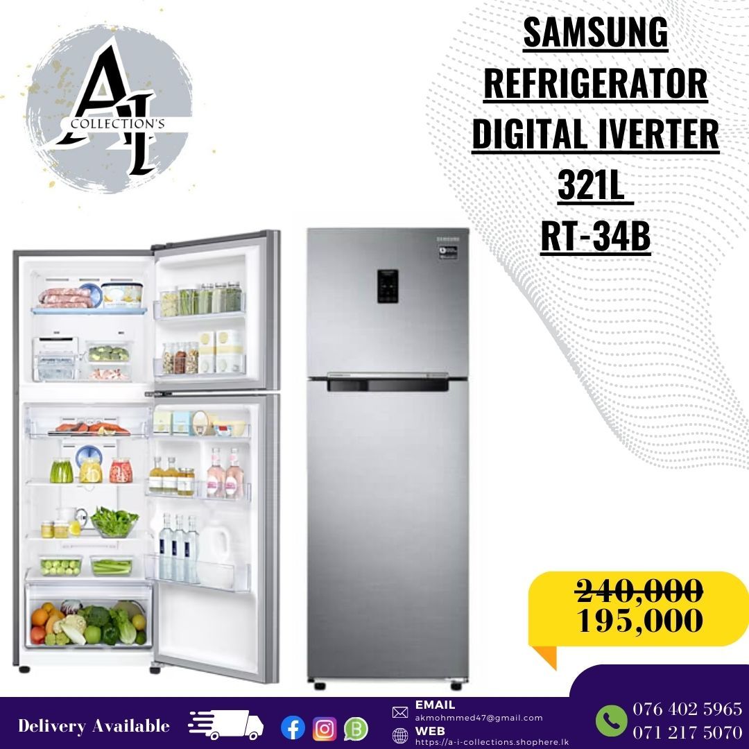 SAMSUNG REFRIGERATOR DIGITAL INVERTER 321L RT-34