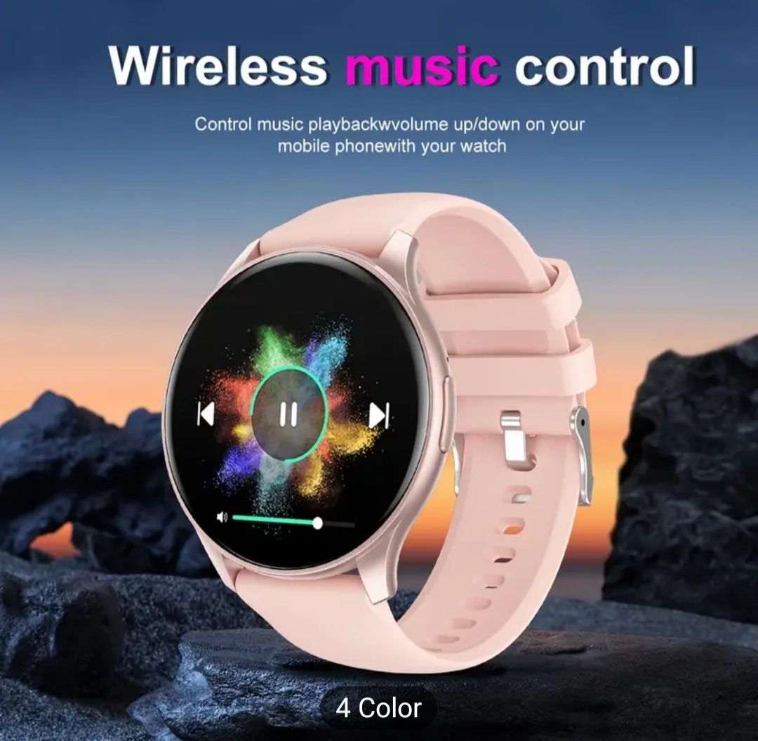 Smart Watch, Wireless Calling Dial, Multi-Sport Mode, Calling Reminder And Rejection, SMS Reminder, Suitable For Men And Women, Sports Watches, Custom Wallpaper, Activity Monitoring, For IOS/Andriod