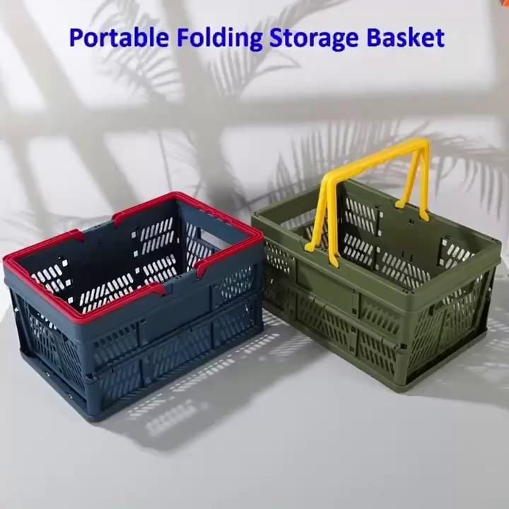 Folding Shopping Portable Storage Basket