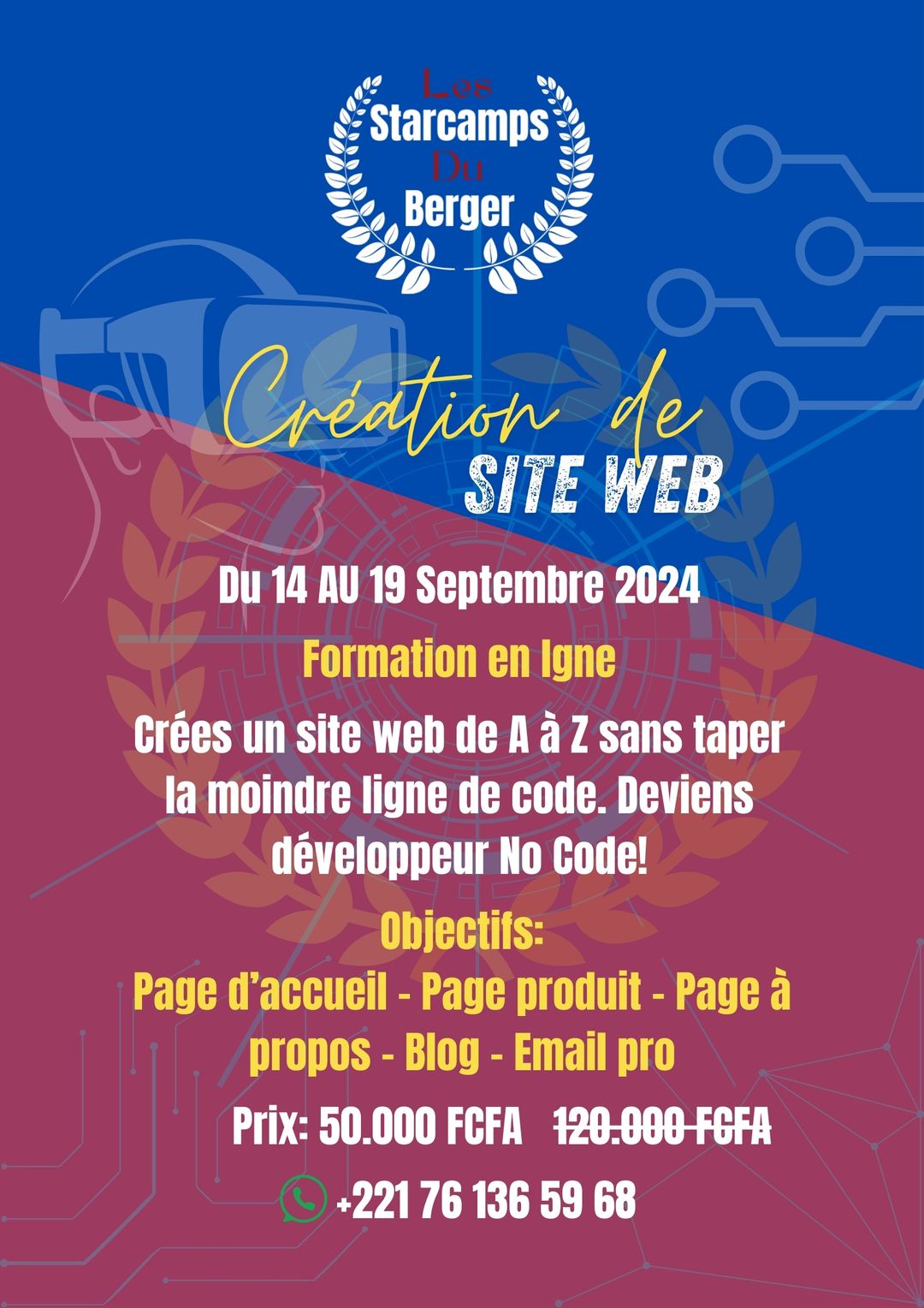 Starcamps en création de site web 