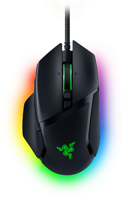 Razer Basilisk V3 Customizable Ergonomic Gaming Mouse: Fastest Gaming Mouse Switch - Chroma RGB Lighting - 26K DPI Optical Sensor -Classic Black