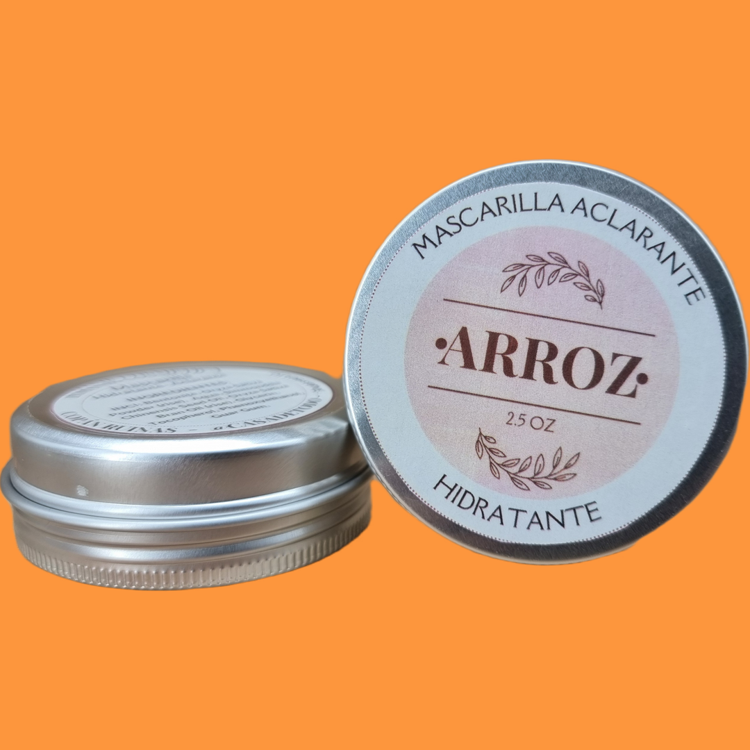 Mascarilla de Arroz con arcilla Bentonite