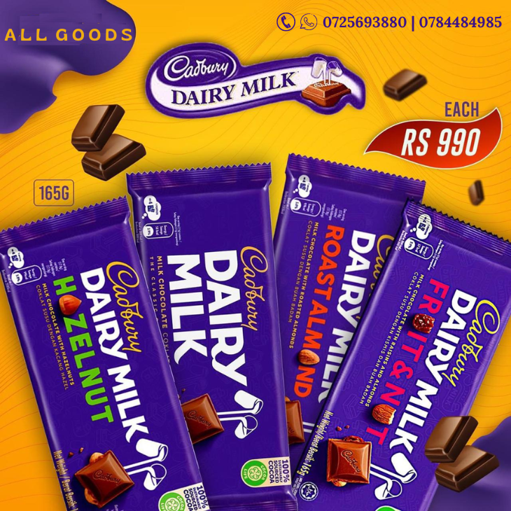 Cadbury Dairy Milk chocolate 160g