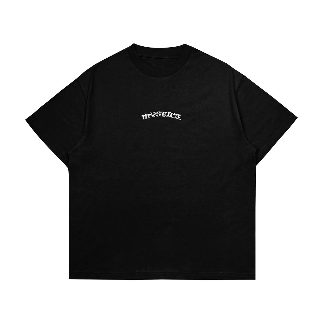 MYSTICS LOGO TEE(BLACK)