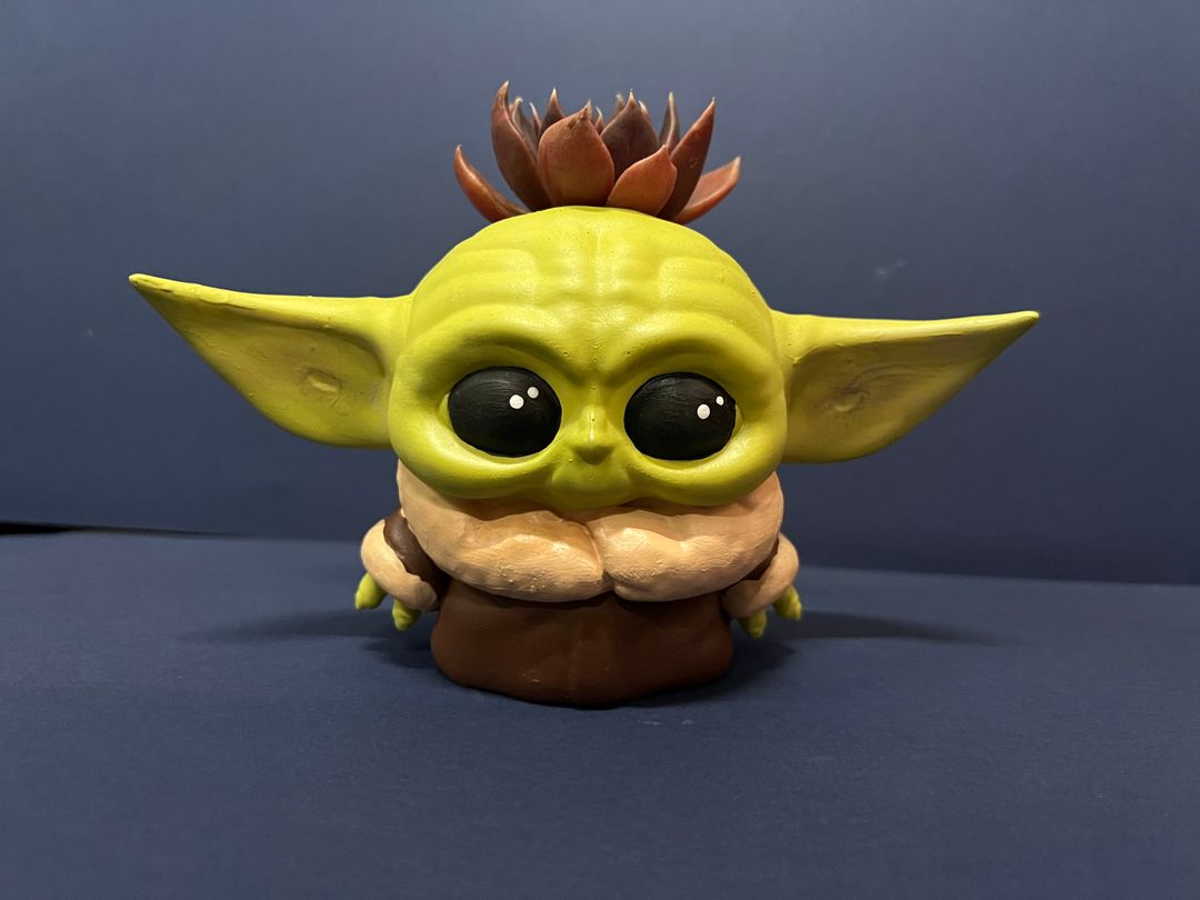 Maceta baby Yoda 