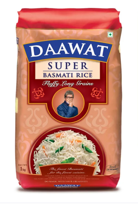 Daawat Super Basmati Rice 1kg