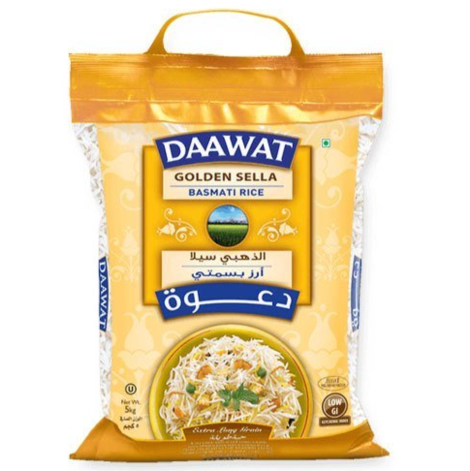 Daawat Golden Sella Basmati Rice 5kg