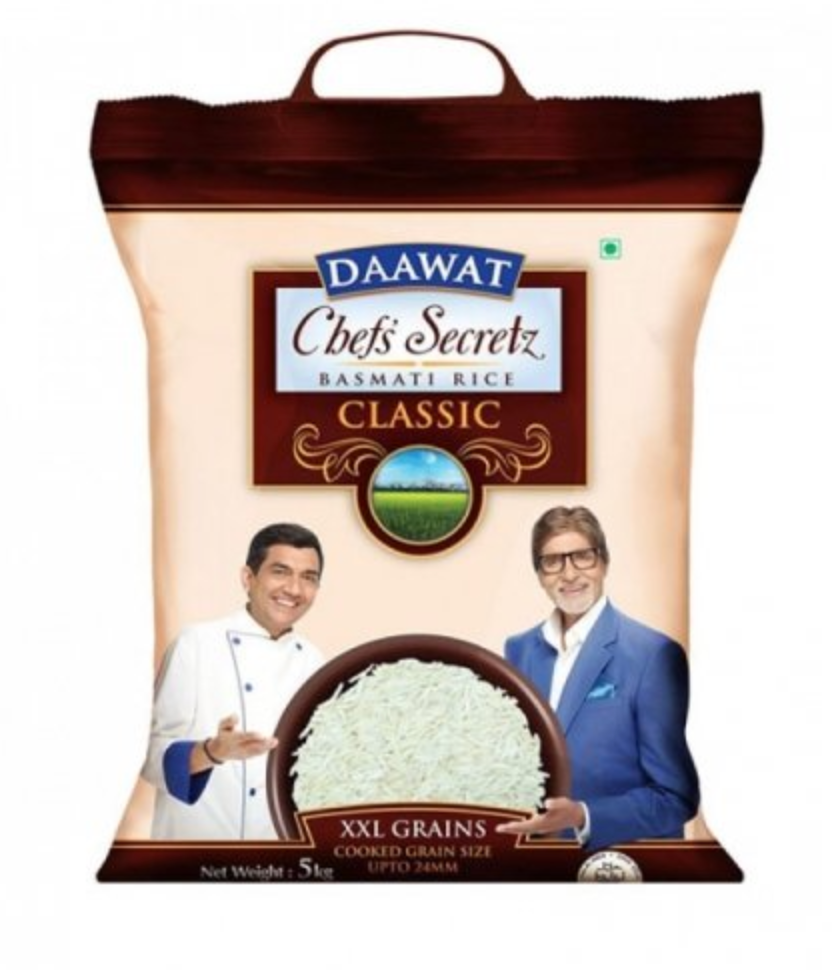 Daawat Chef's Secretz Classic Basmati Rice 5kg