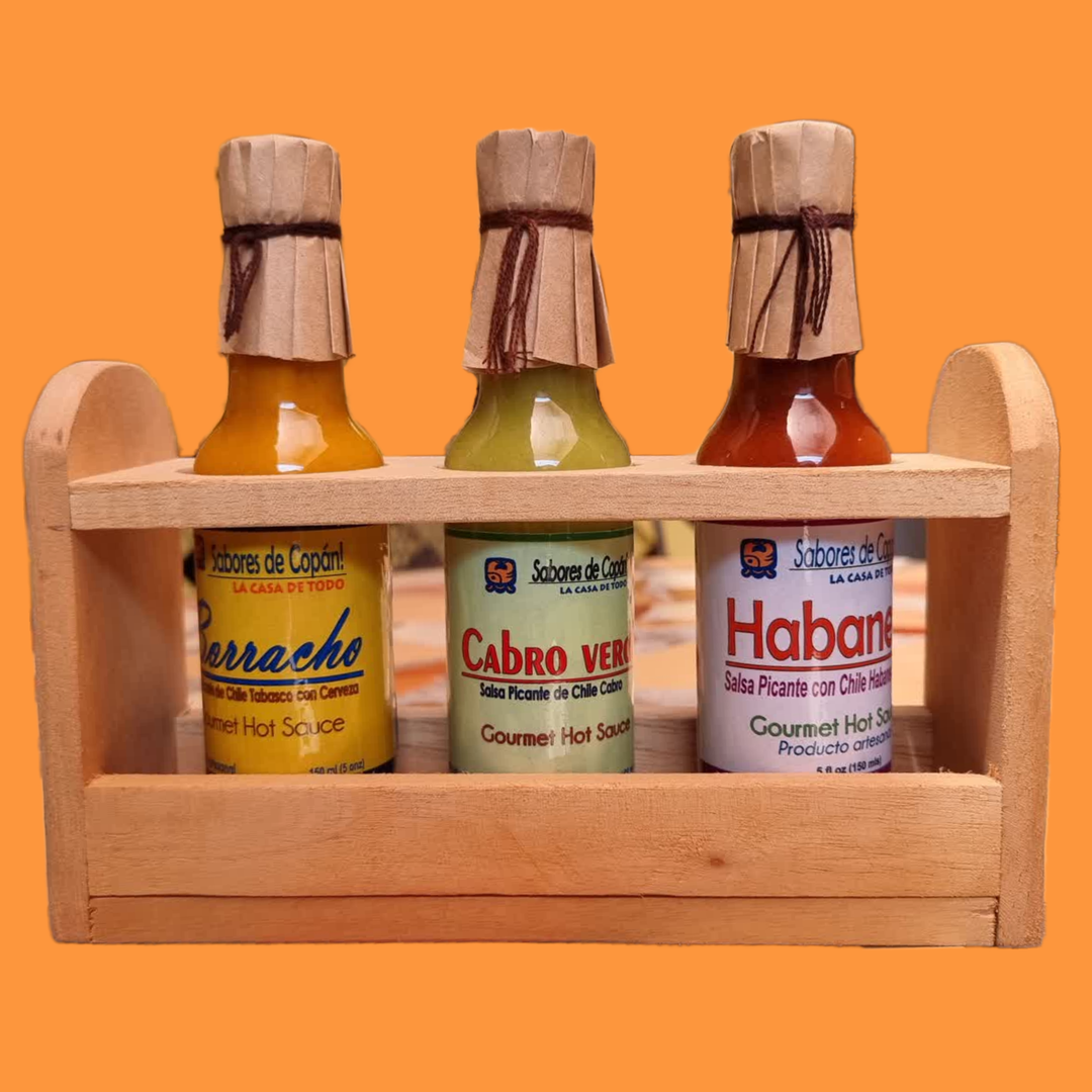 3 Chiles (150ml) - Caja de madera