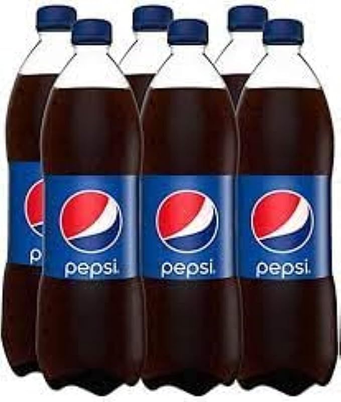 Pepsi Plastic Soda Bottle – 1Ltr - 6 Bottles