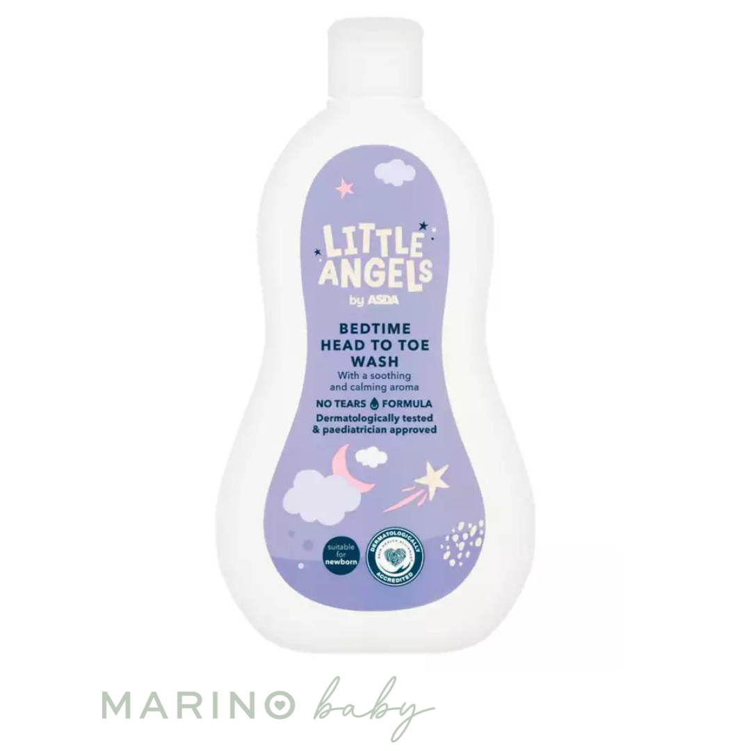 LITTLE ANGELS by ASDA Bedtime Head to Toe Wash 500ml 