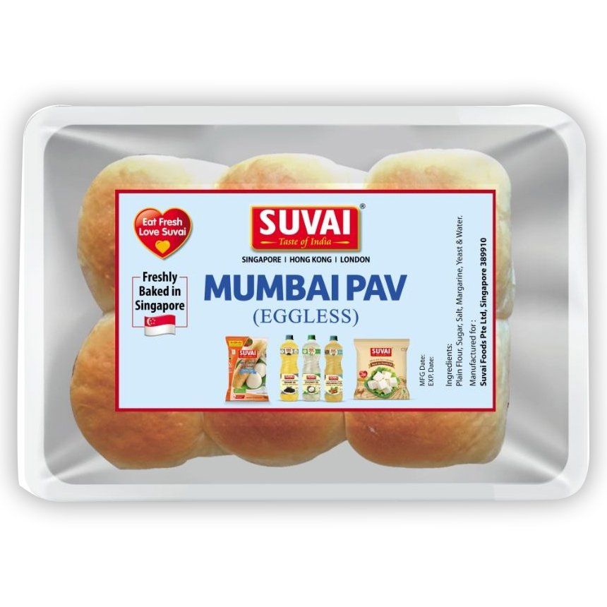 Suvai Mumbai Pav (Eggless - Pack of 6)