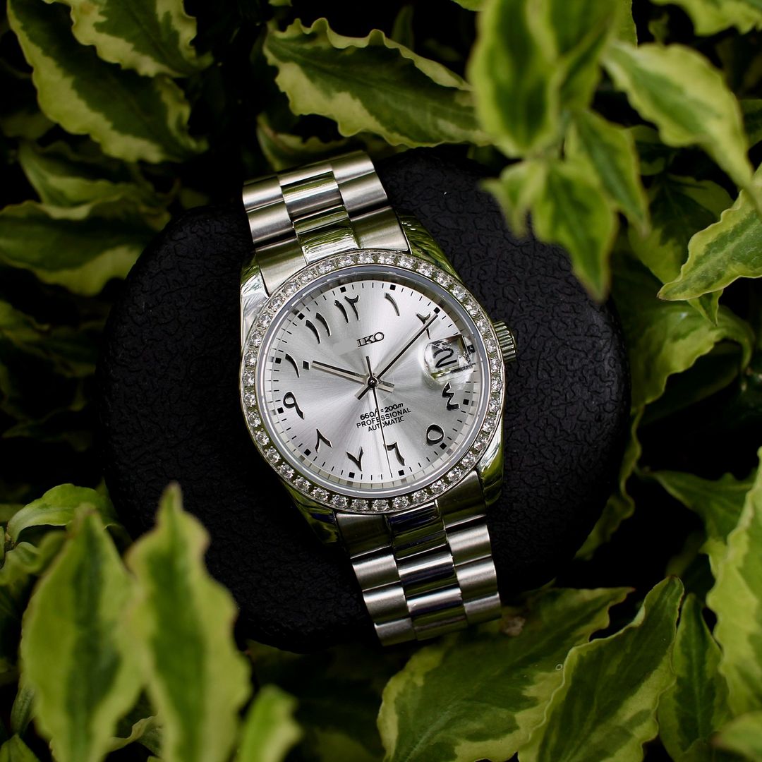 Silver Arabic Diamond DateJust