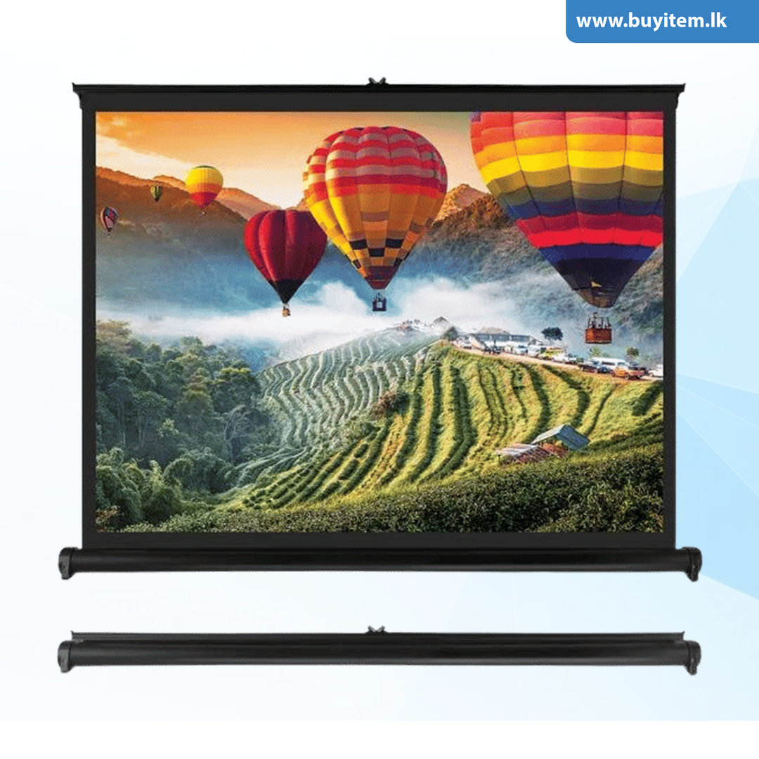 Wall Mounted Manual 4:3 Projector Screen