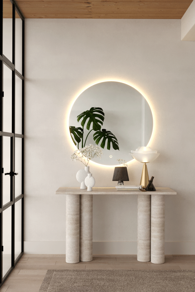 Round LED Mirror