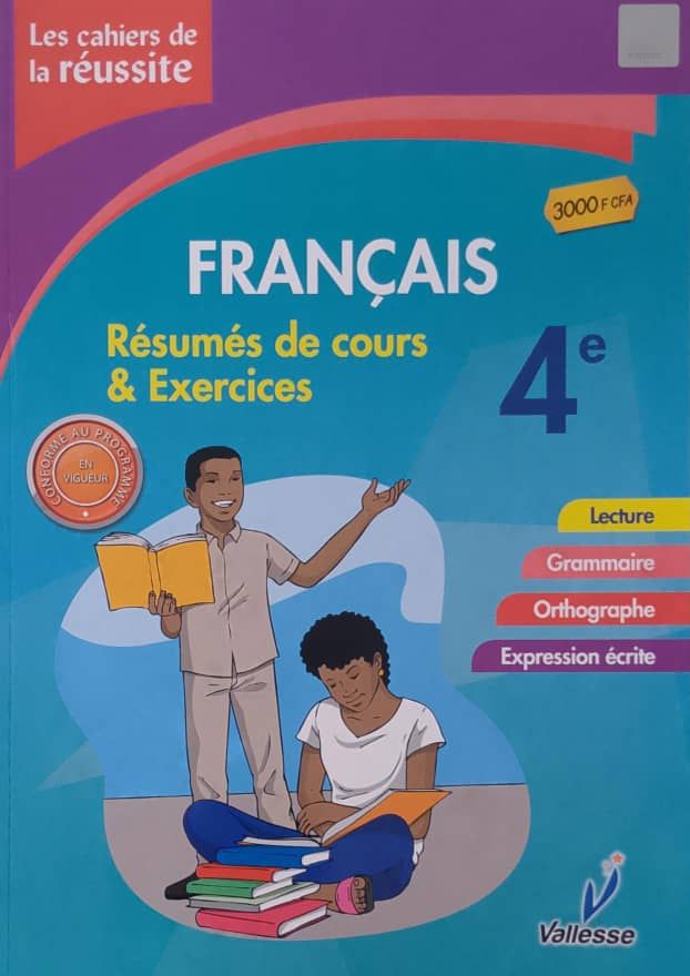 Français / Les Cahiers de la Réussite (Valesse) - 4ieme