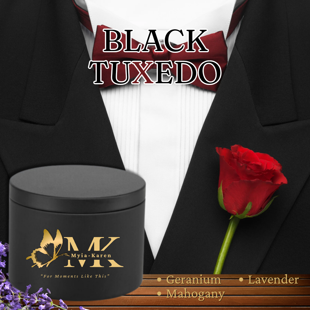 Black Tuxedo 8oz Scented Candle