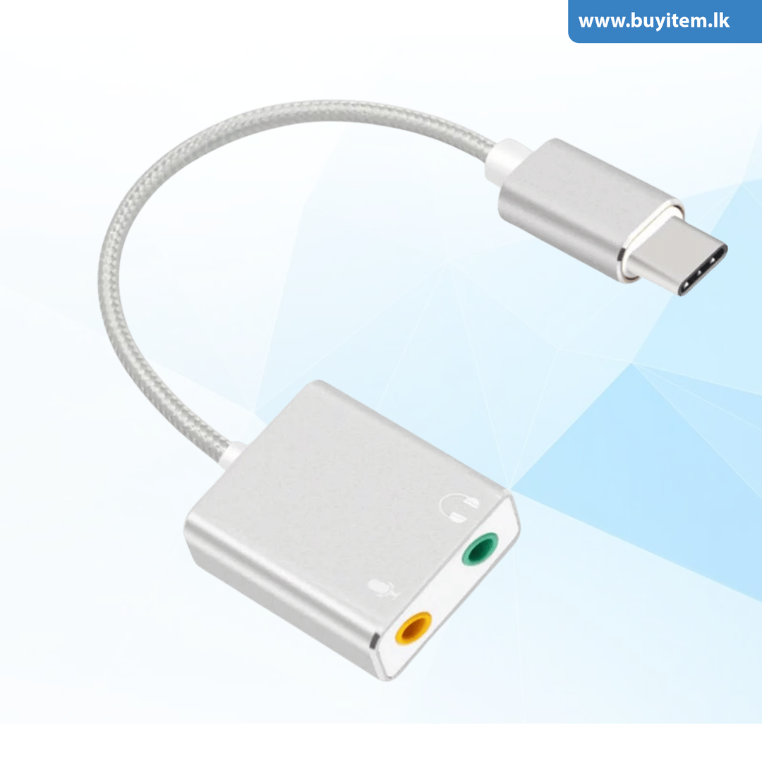 USB Type-C Sound Card Adapter